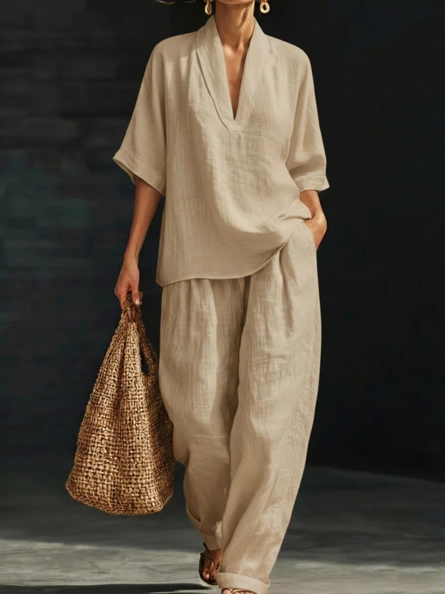 Conjunto informal de dos piezas para mujer