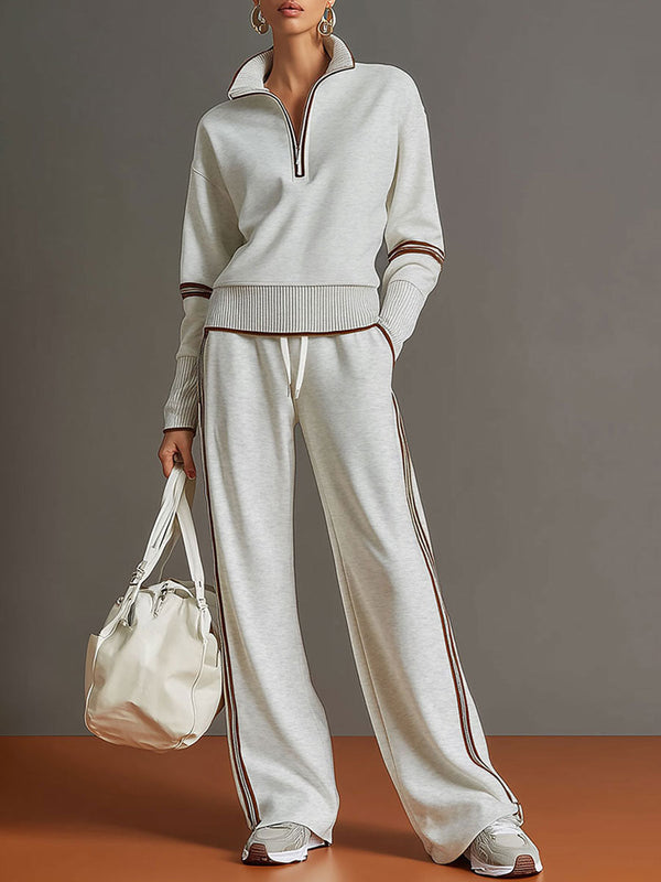 Marieta – Sudadera y pantalones de pierna ancha