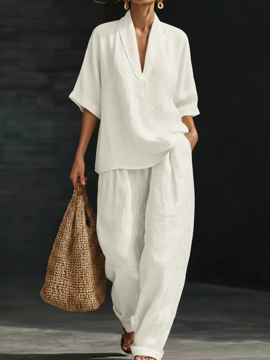 Conjunto informal de dos piezas para mujer