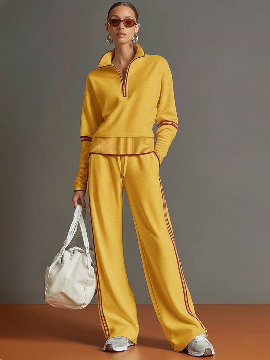 Marieta – Sudadera y pantalones de pierna ancha