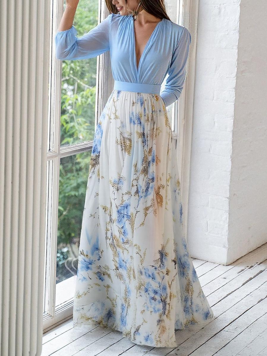 Penelope™ | Vestido largo floral