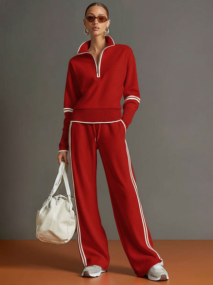 Marieta – Sudadera y pantalones de pierna ancha