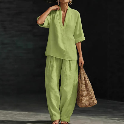 Conjunto informal de dos piezas para mujer