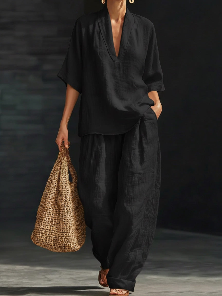 Conjunto informal de dos piezas para mujer