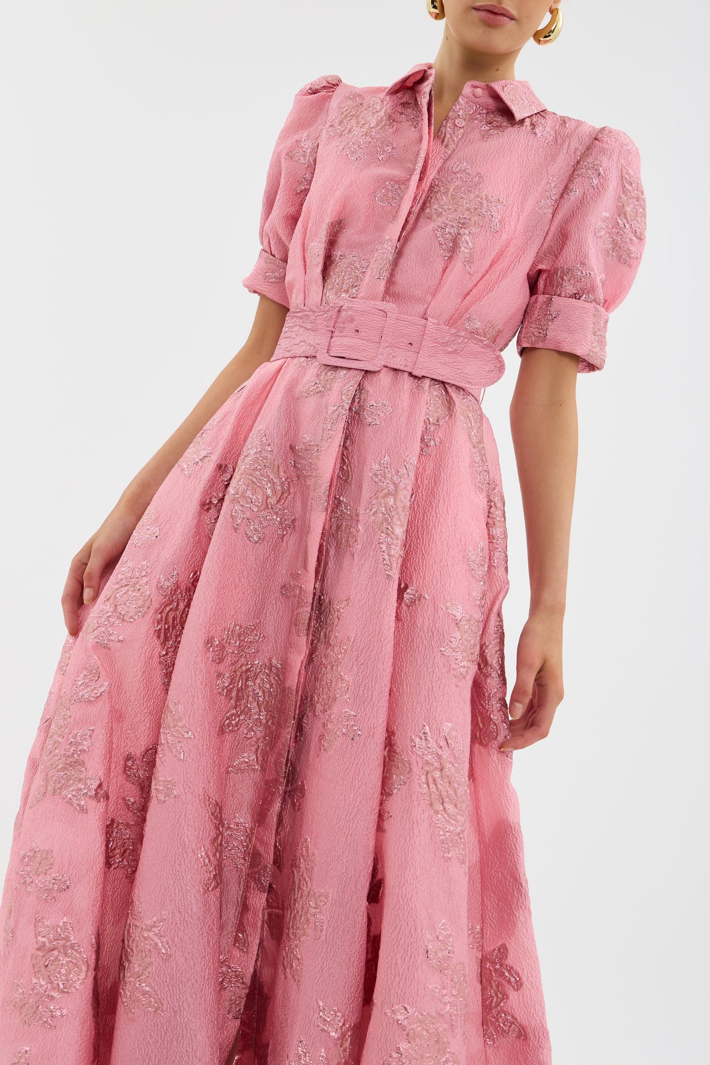 Maria™ | Vestido globo de manga corta