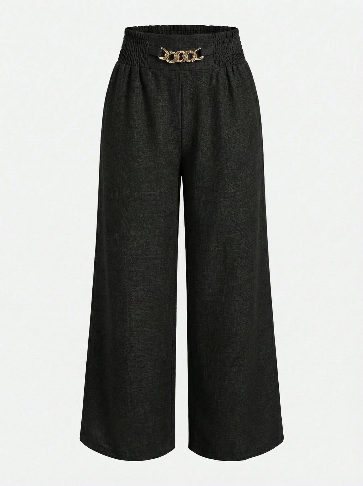 Palacio | Pantalones con detalle Dorado