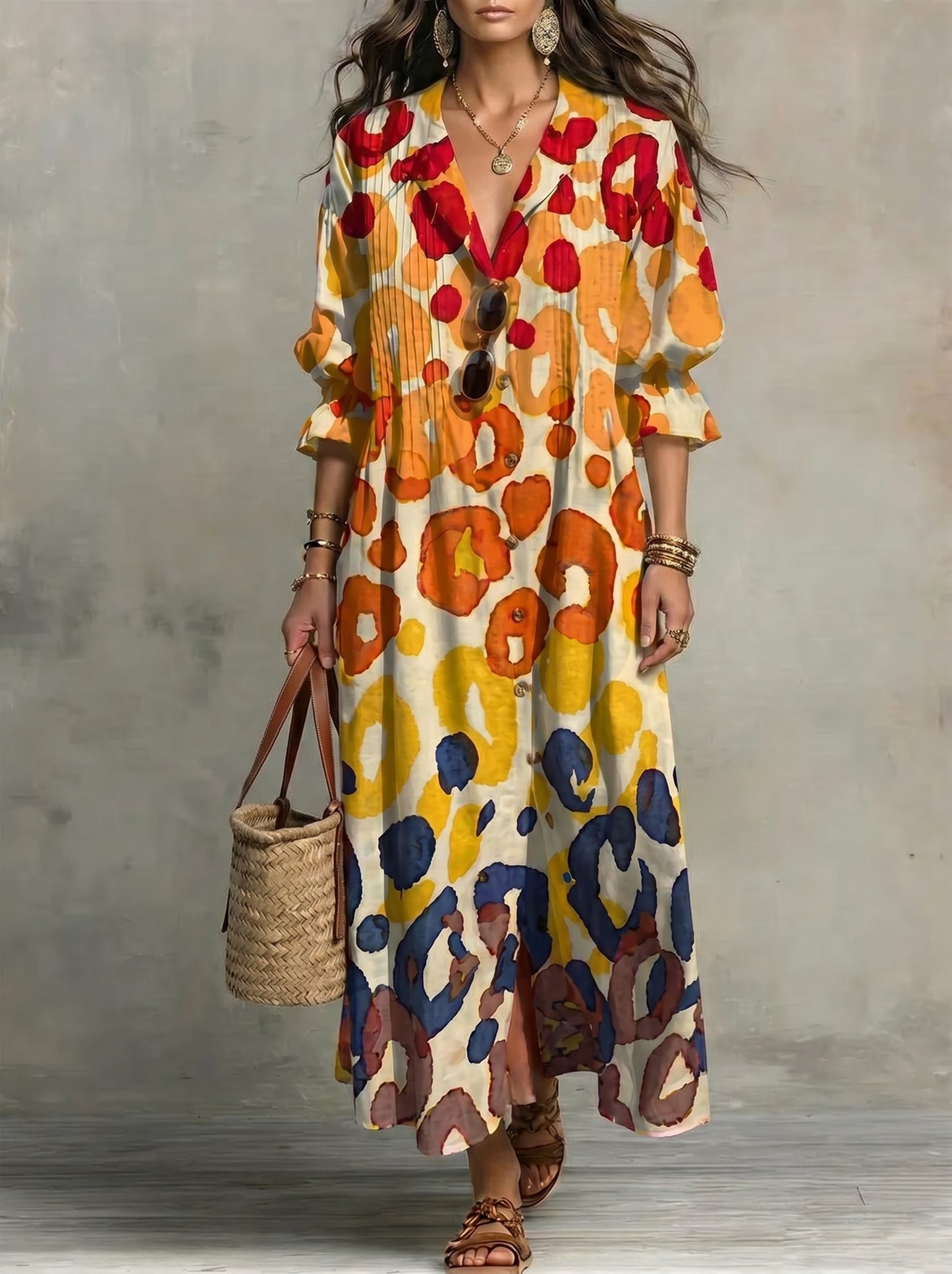 Zaria™ | Vestido largo bohemio y elegante