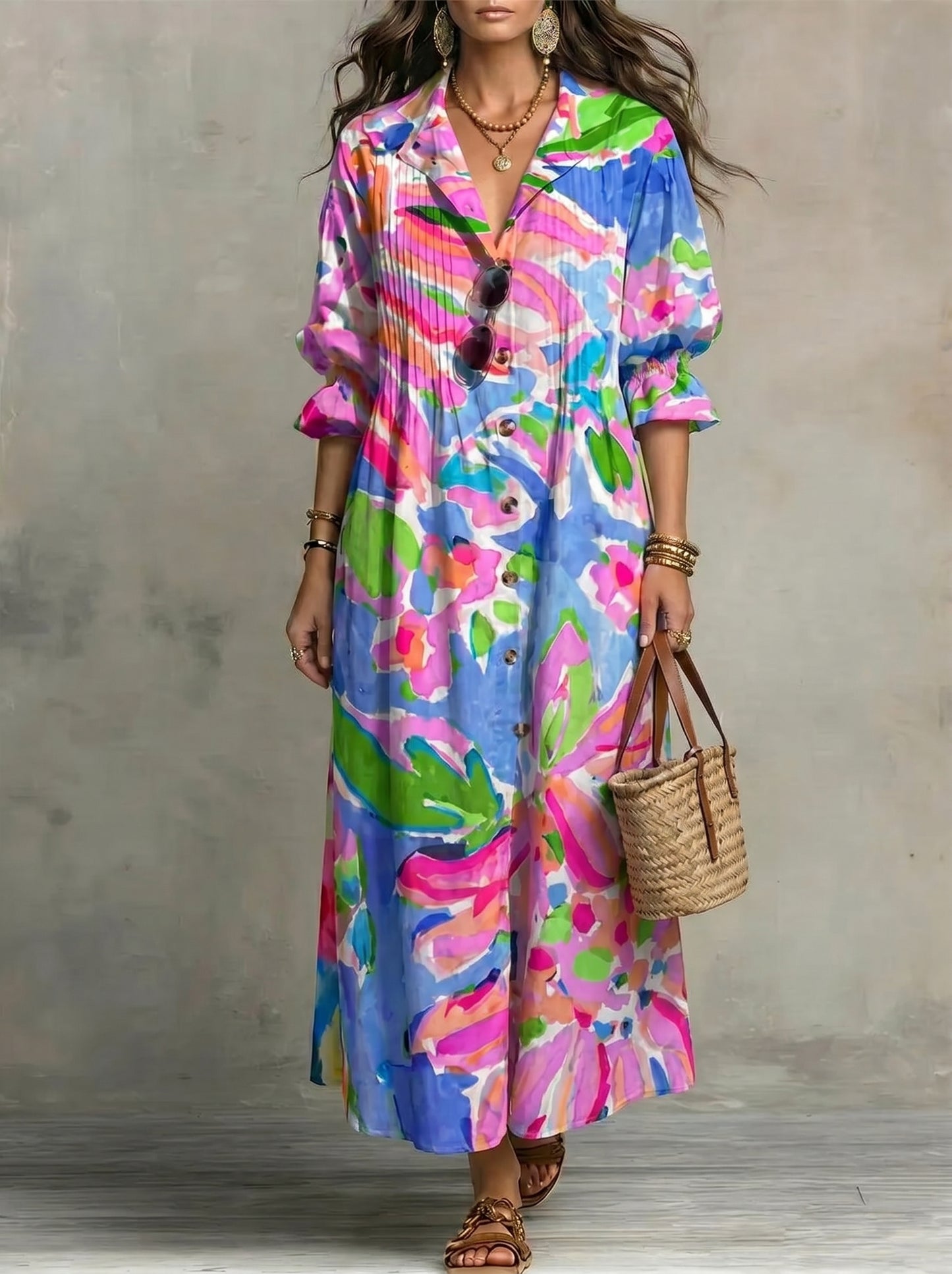 Zaria™ | Vestido largo bohemio y elegante