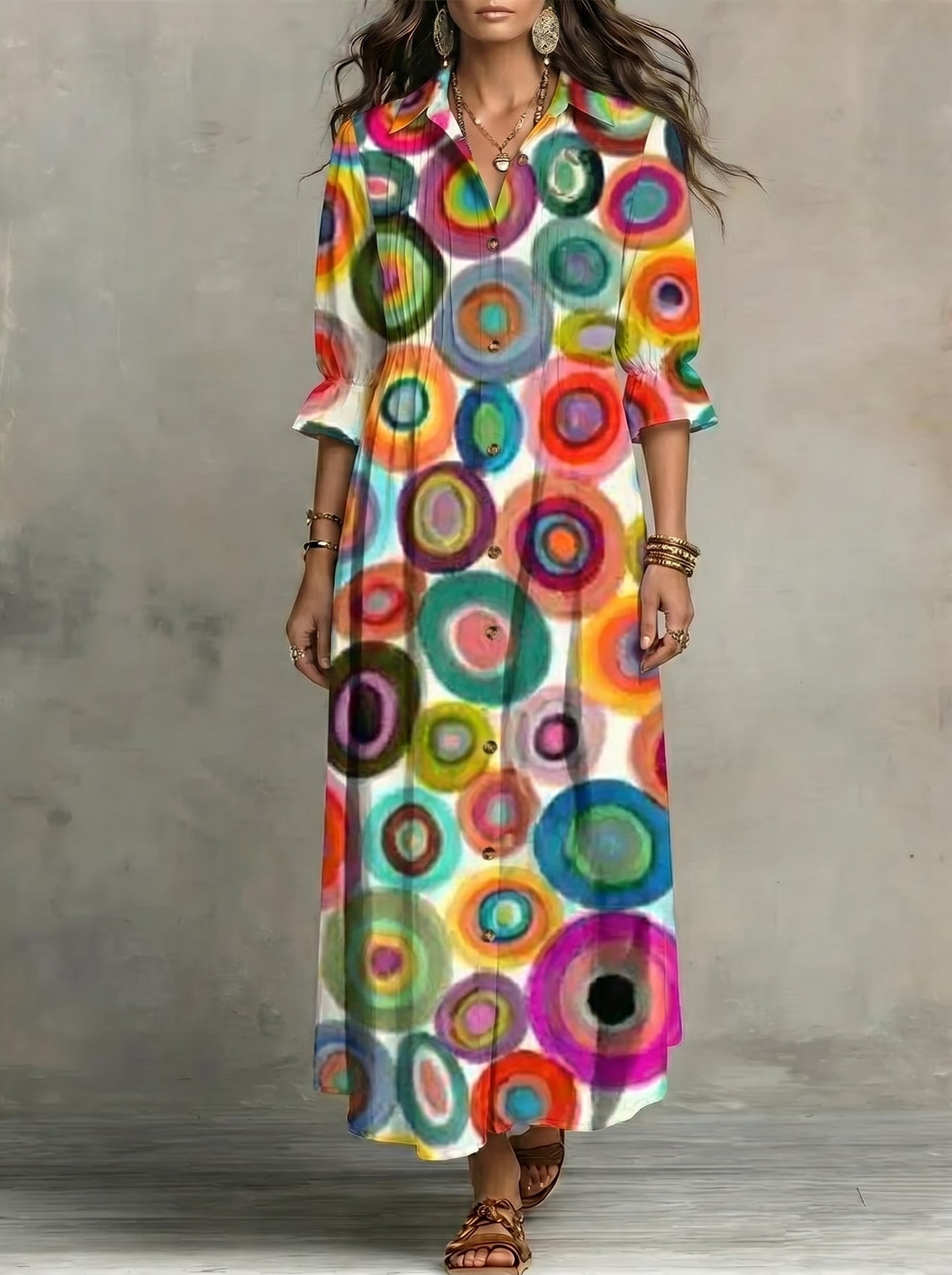 Zaria™ | Vestido largo bohemio y elegante