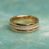 Sara - Anillo vintage con marco de circonita
