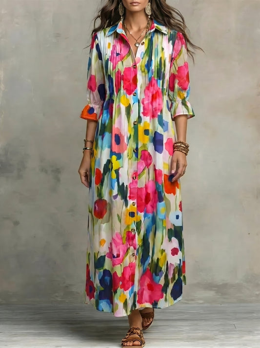 Zaria |  Vestido largo bohemio y elegante