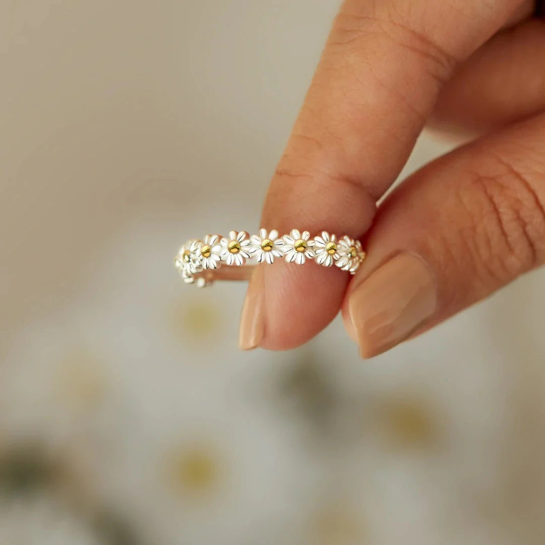 Margarita - Anillo de flores de lujo