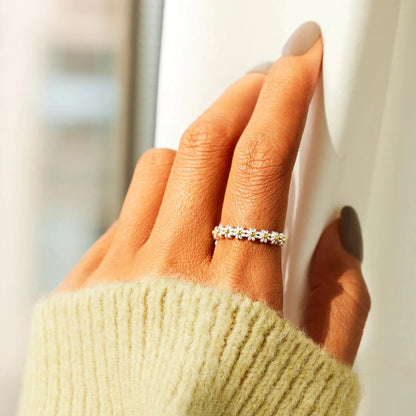 Margarita - Anillo de flores de lujo
