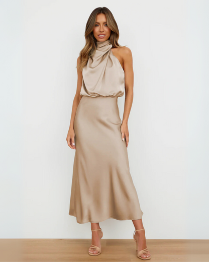 Violeta™ | Vestido drapeado Sahara