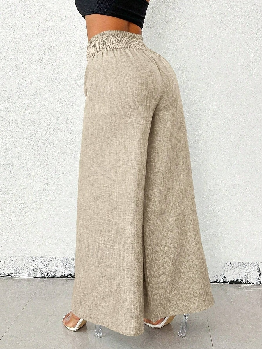 Palacio | Pantalones con detalle Dorado