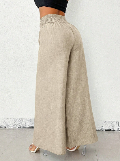 Palacio | Pantalones con detalle Dorado