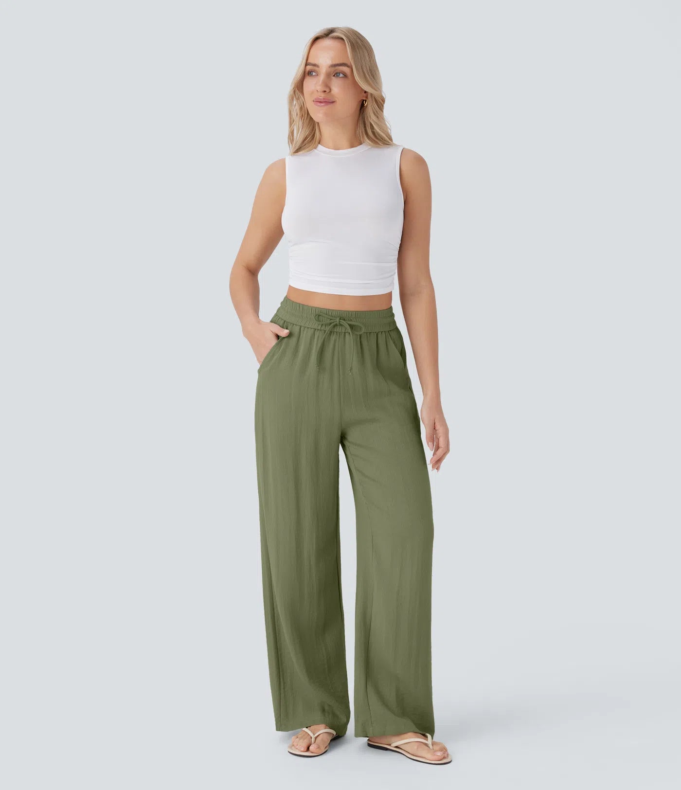 Martina | Pantalones estilo lino