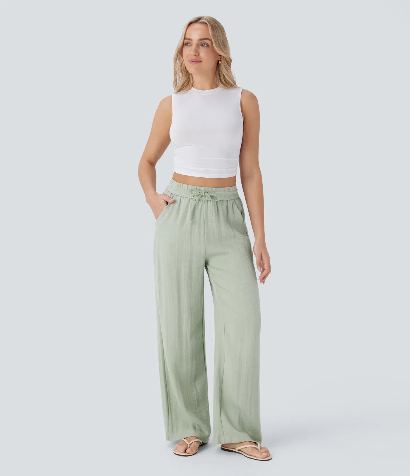 Martina | Pantalones estilo lino