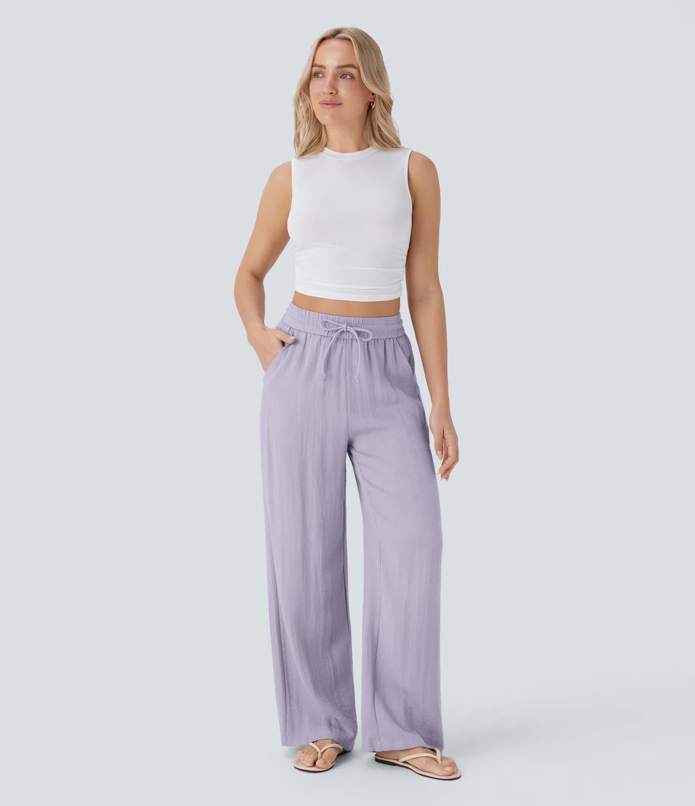 Martina | Pantalones estilo lino