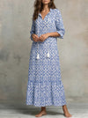 Luna | Vestido midi de estilo bohemio desenfadado