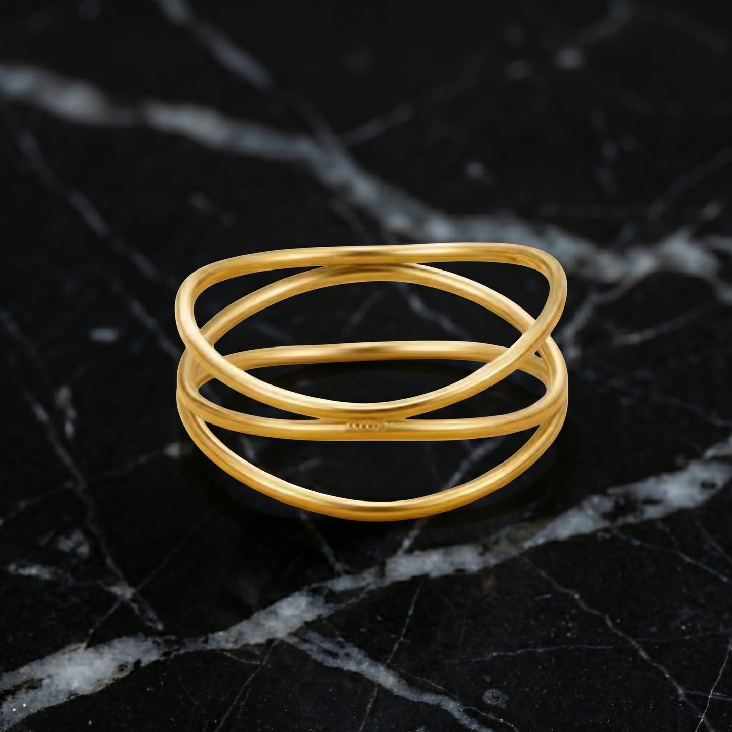 Anillo dorado - Bucle infinito