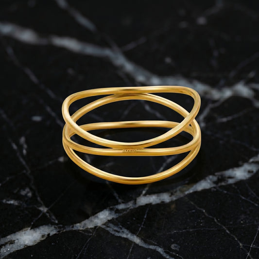 Anillo dorado - Bucle infinito