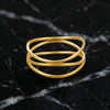 Anillo dorado - Bucle infinito