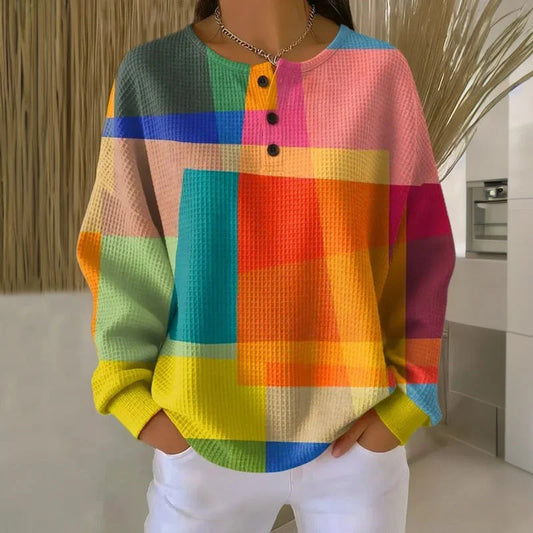 Joana | Sudadera vintage colorida