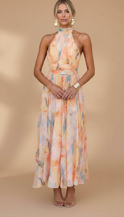 Eva™ | Vestido largo estampado