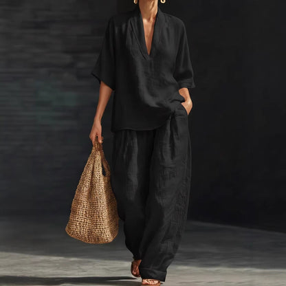 Conjunto informal de dos piezas para mujer