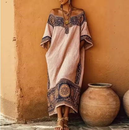 Marina™ | Vestido ancho con estampado