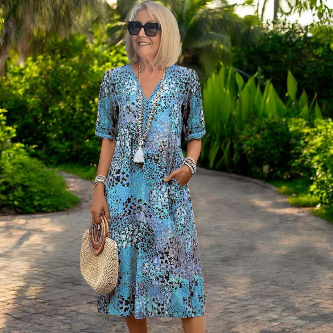 Iris - Vestido ligero y fluido con efecto favorecedor