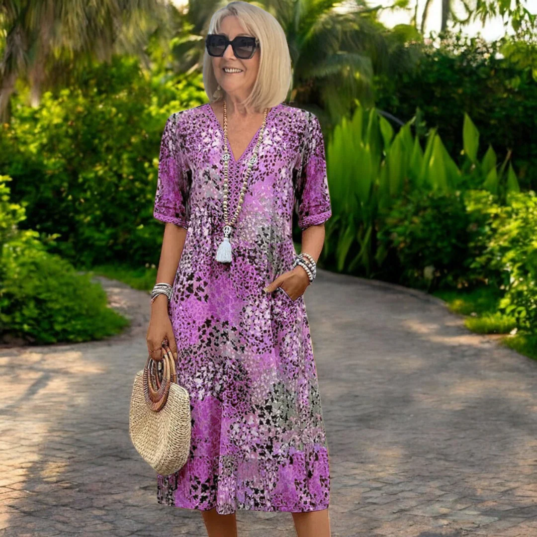 Iris - Vestido ligero y fluido con efecto favorecedor