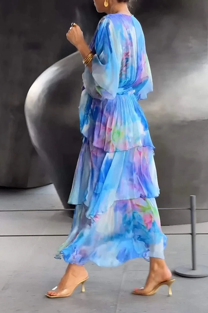 Casa - Vestido elegante de chiffón