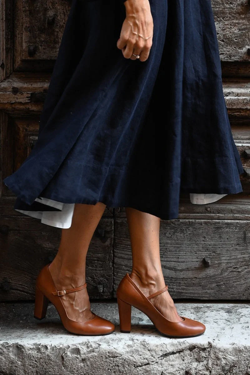 Sofía™ |  Sandalias cómodas de tacón bajo para el día a día