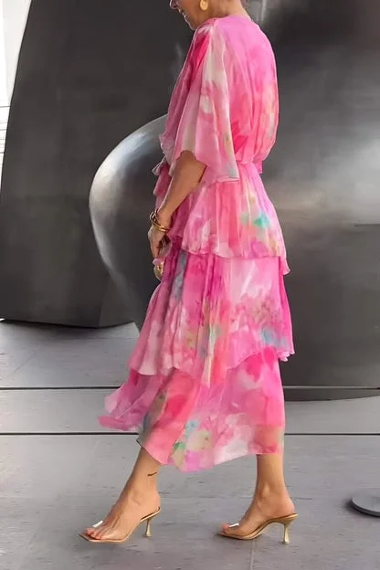 Casa - Vestido elegante de chiffón
