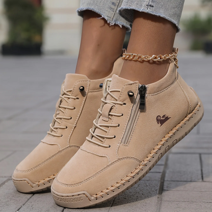Mila | Zapatillas ortopédicas cómodas + cremallera