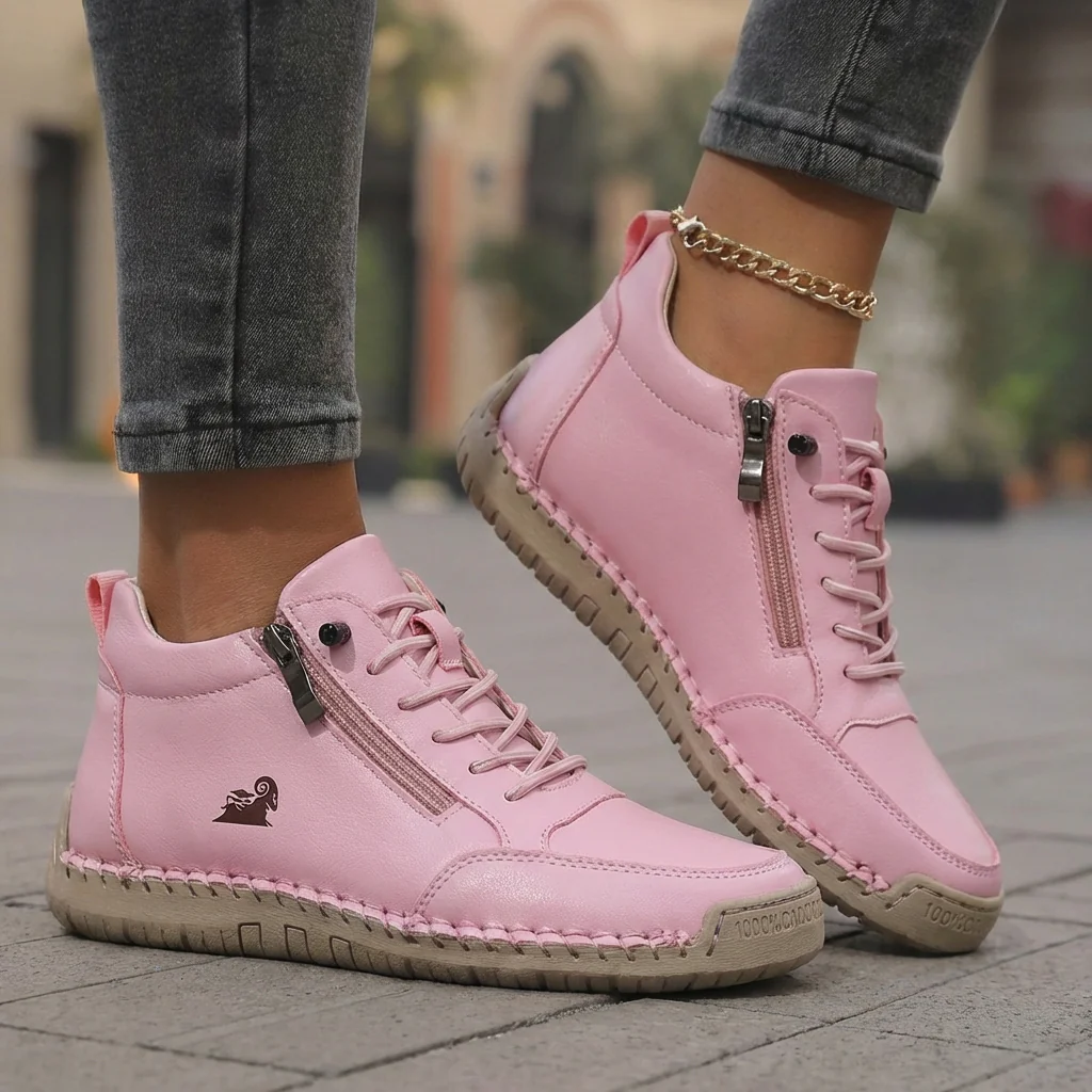 Mila | Zapatillas ortopédicas cómodas + cremallera