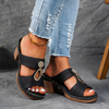 Isabel™ | Sandalias ortopédicas cómodas con tacón alto