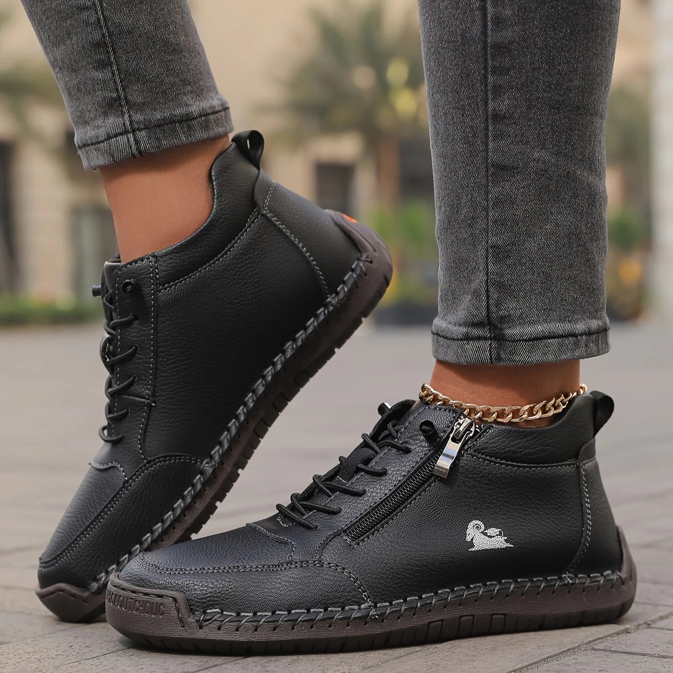 Mila | Zapatillas ortopédicas cómodas + cremallera