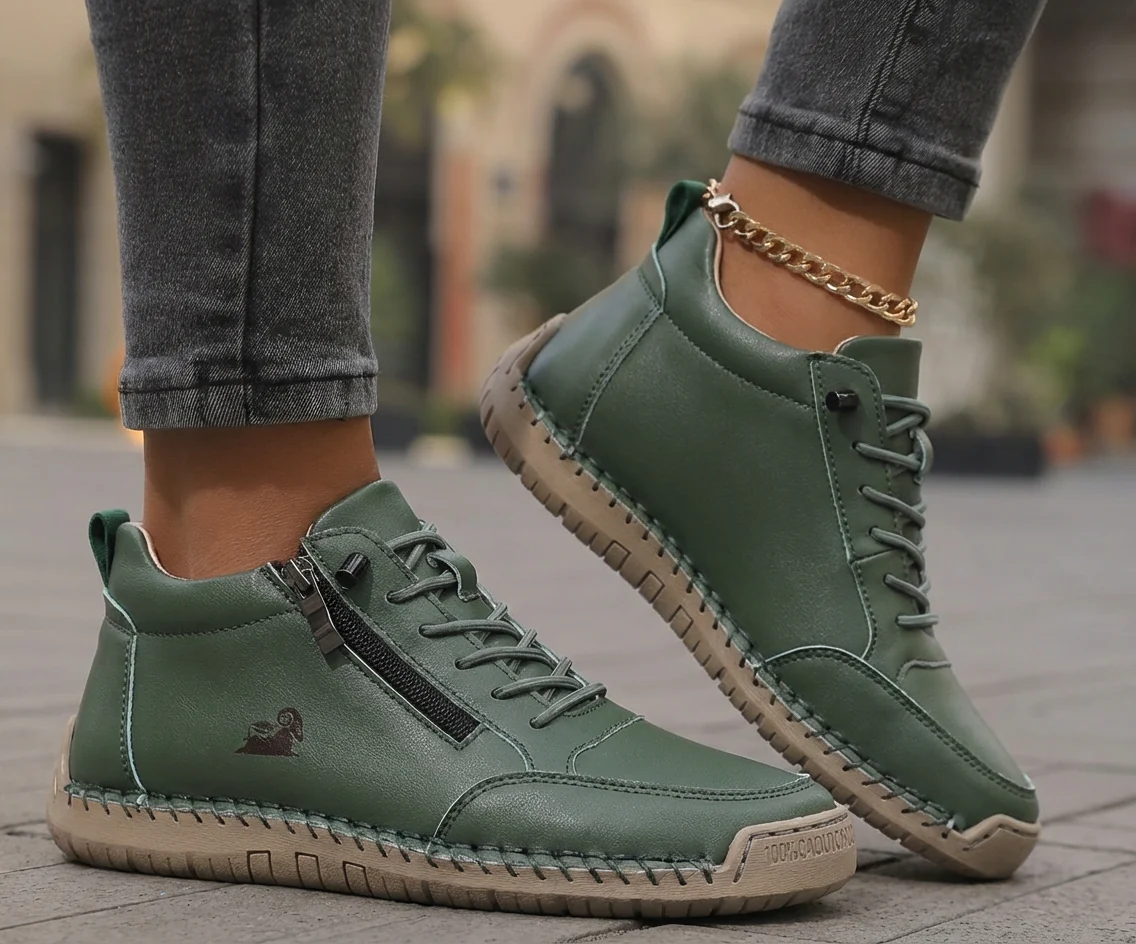 Mila | Zapatillas ortopédicas cómodas + cremallera