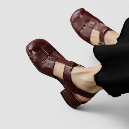 Amelia™ | Zapatos ortopédicos Mary Jane en cuero auténtico