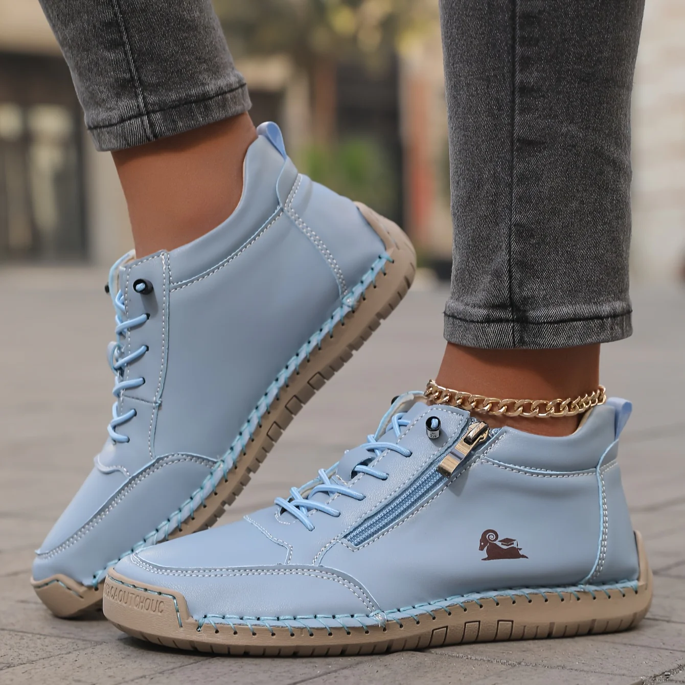 Mila | Zapatillas ortopédicas cómodas + cremallera