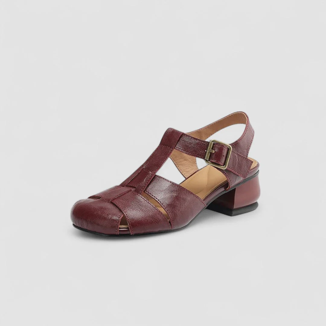 Amelia™ | Zapatos ortopédicos Mary Jane en cuero auténtico