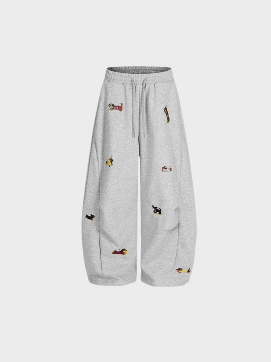 Lucía | Pantalón Chándal Estampado Perrito