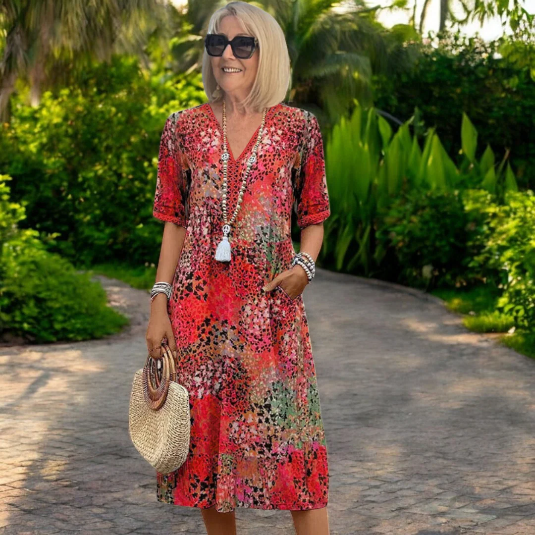 Iris - Vestido ligero y fluido con efecto favorecedor