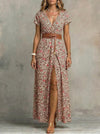Justa™ - Vestido largo bohemio y fluido con cinturón